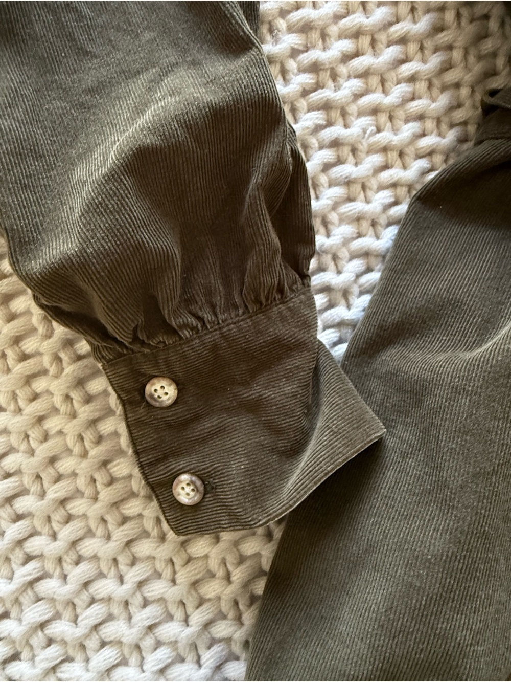 Vintage late70s/early 80s blue label Ralph Lauren I.Magin corduroy prairie dress - Picture 7 of 10